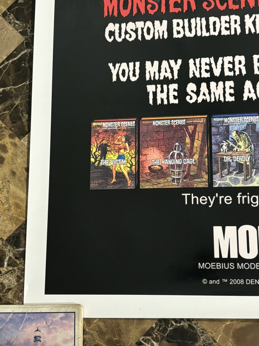 ANDY YANCHUS COLLECTION MOEBIUS MONSTER SCENES DR DEADLY POSTER