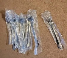 10 Cambridge Stainless KRYSTEN Cocktail Seafood Forks 5 5/8" ~ Discontinued