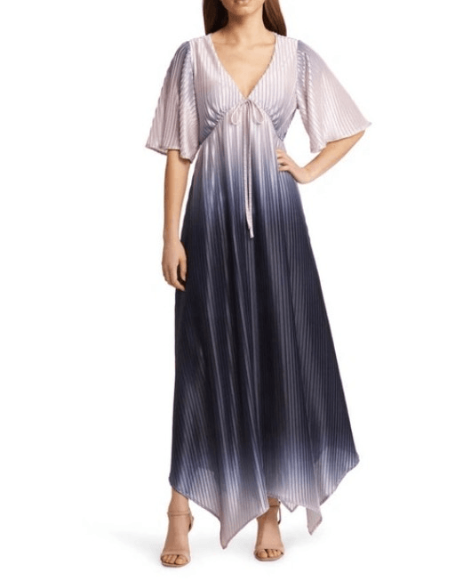 chambray maxi shirt dress Chambray Denim Maxi Shirt Dress