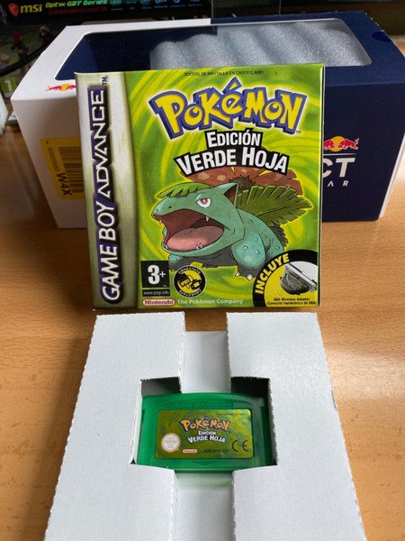 Pokémon Edición Verde Hoja (Nintendo Game Boy Advance, 2004)