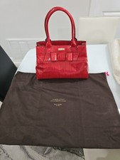 Kate Spade Elena Red Patent Leather Tote With Bow