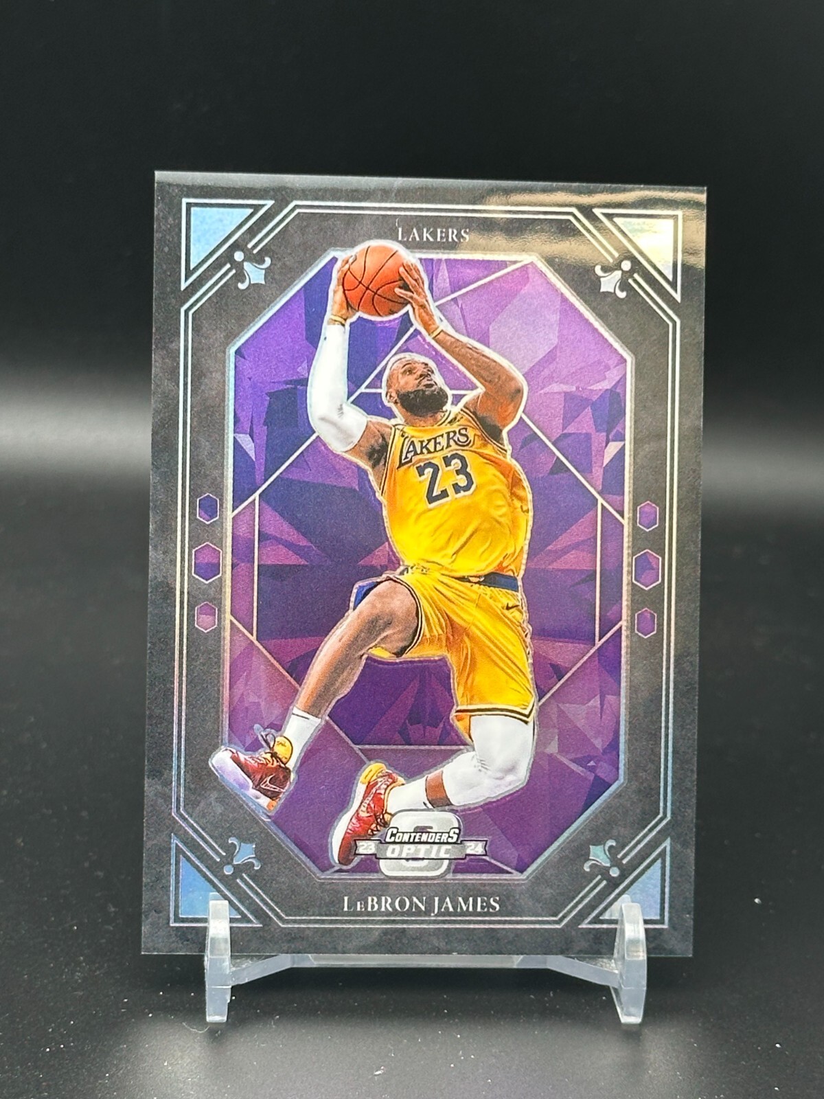 LeBron James 2023-24 Panini Contenders Optic Crown Jewels Prizm #5 Case Hit SSP