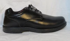 DEER STAGS MENS SHOE CROWN OXFORD US 16 M BALCK VEGA FAUX LEATHER NEW NIB