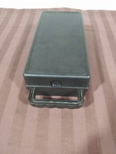 Vintage Cassette 10 Tape Holder Plastic Storage Case Black With Handle