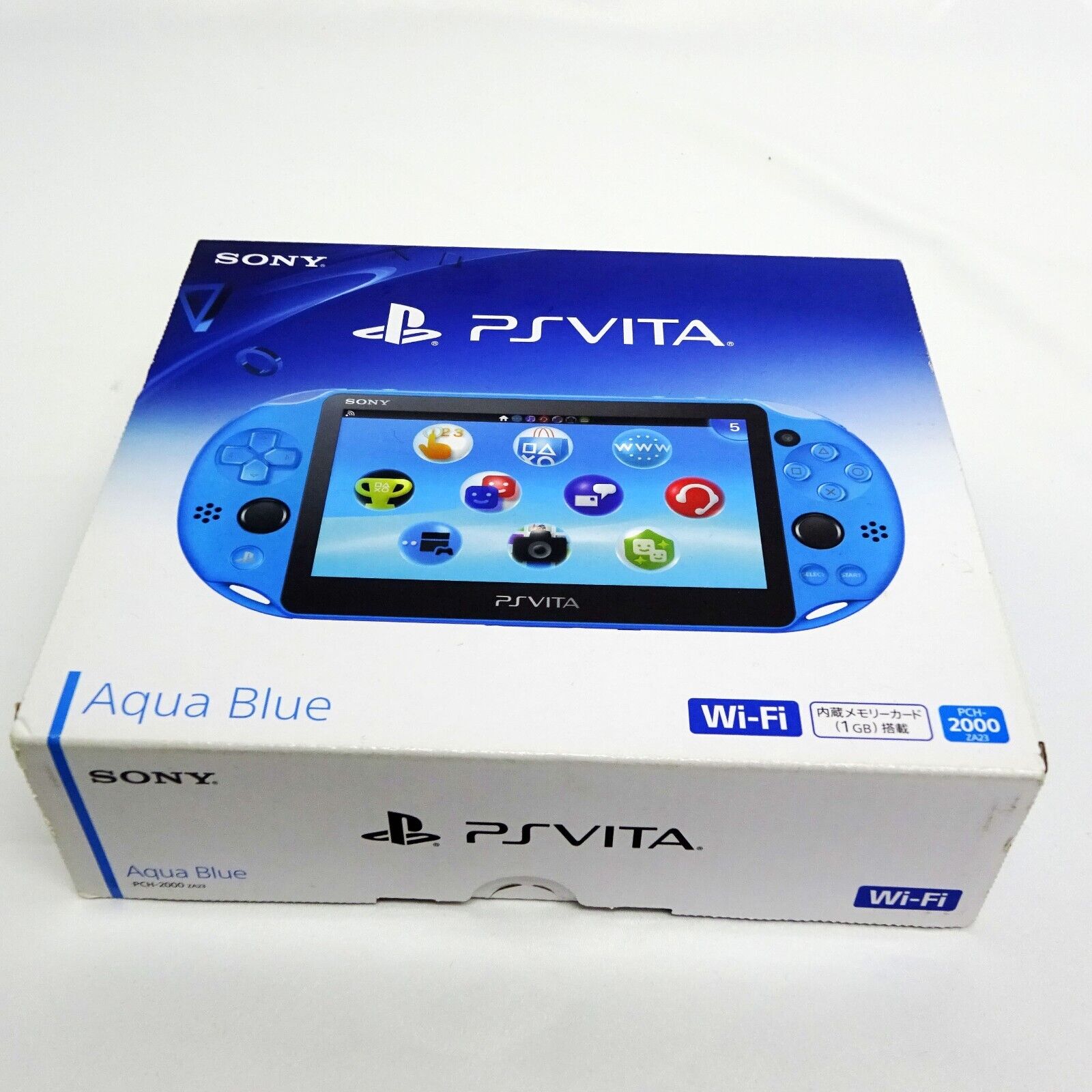 Sony PlayStation Vita 16GB - Aqua Blue (PCH-2000ZA23) for sale 