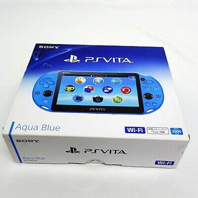 SONY PS Vita PCH-2000 ZA23 Aqua Blue Console Wi-Fi model from 