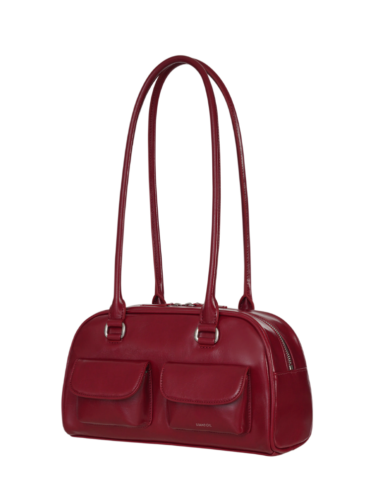 STAND OIL ショルダーバッグ レッド Stand Oil] Chubby Bag - Red Wine - Shipping from Korea | eBay