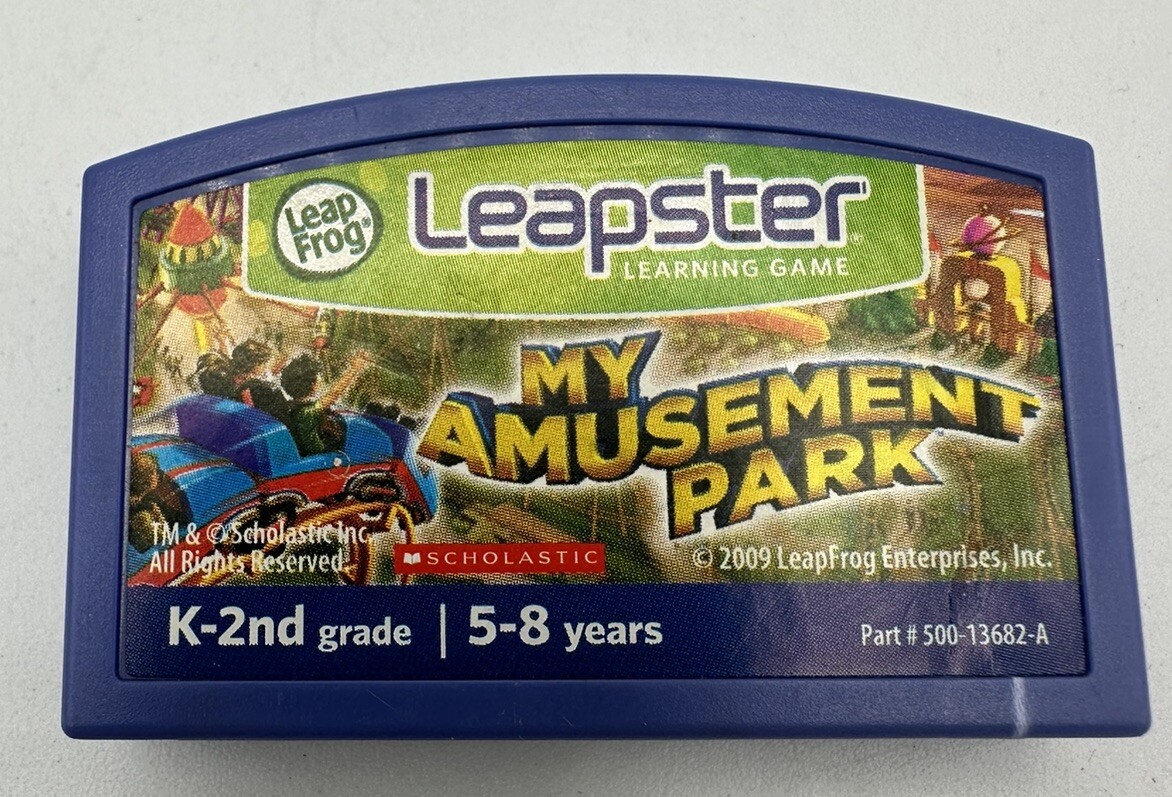 Leapfrog Leapster Learning Game Scholastic My Amusement Park Free Shipping
