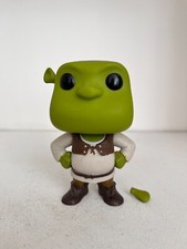 VINILO FUNKO POP #278 FIGURA SHREK DREAMWORKS SERIE DE PELÍCULAS DAÑADA