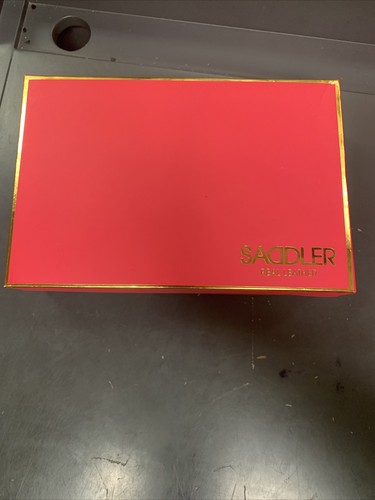 SADDLER AUDREY Leather 2-Section Handbag - Adjustable Strap RFID Protected Red - Picture 10 of 11