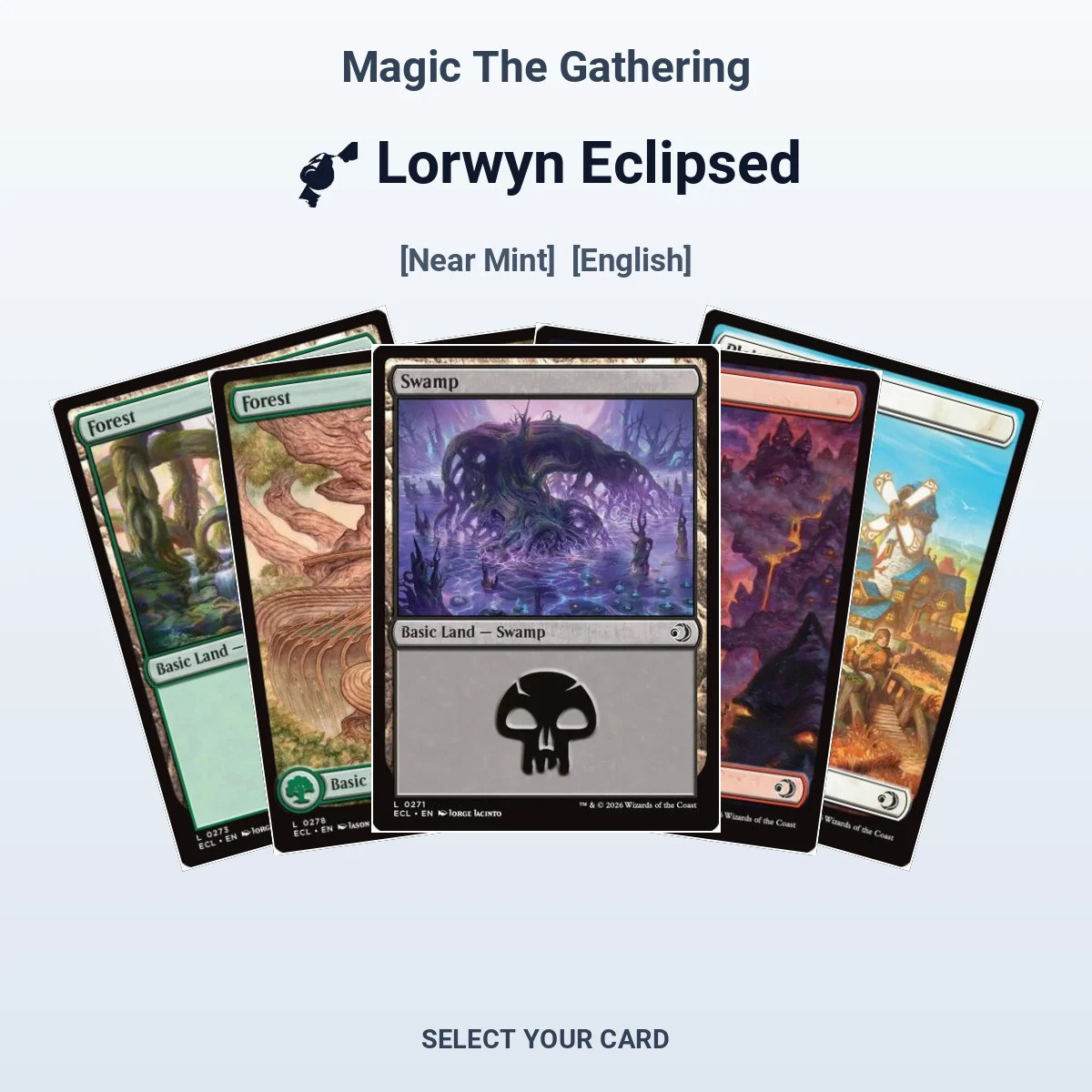 Magic The Gathering Lorwyn Eclipsed - Select Your Cards (NM)