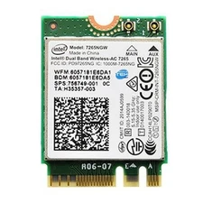 Intel 7265NGW M.2 WiFi BT Module Dell 0K57GX Wireless Notebook PC AIO