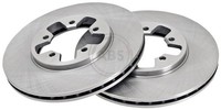 2X Bremsscheibe A.B.S. 15995 FüR Nissan Z31 300ZX Turbo