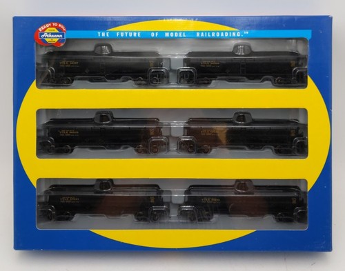 Athearn 73209 escala HO Union Tank Car Co. Coches cisterna de cúpula única (paquete de 6) LN