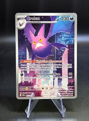 Pokemon Crobat IR Illustration Rare 093/086  Chaos Rising English NM in Hand