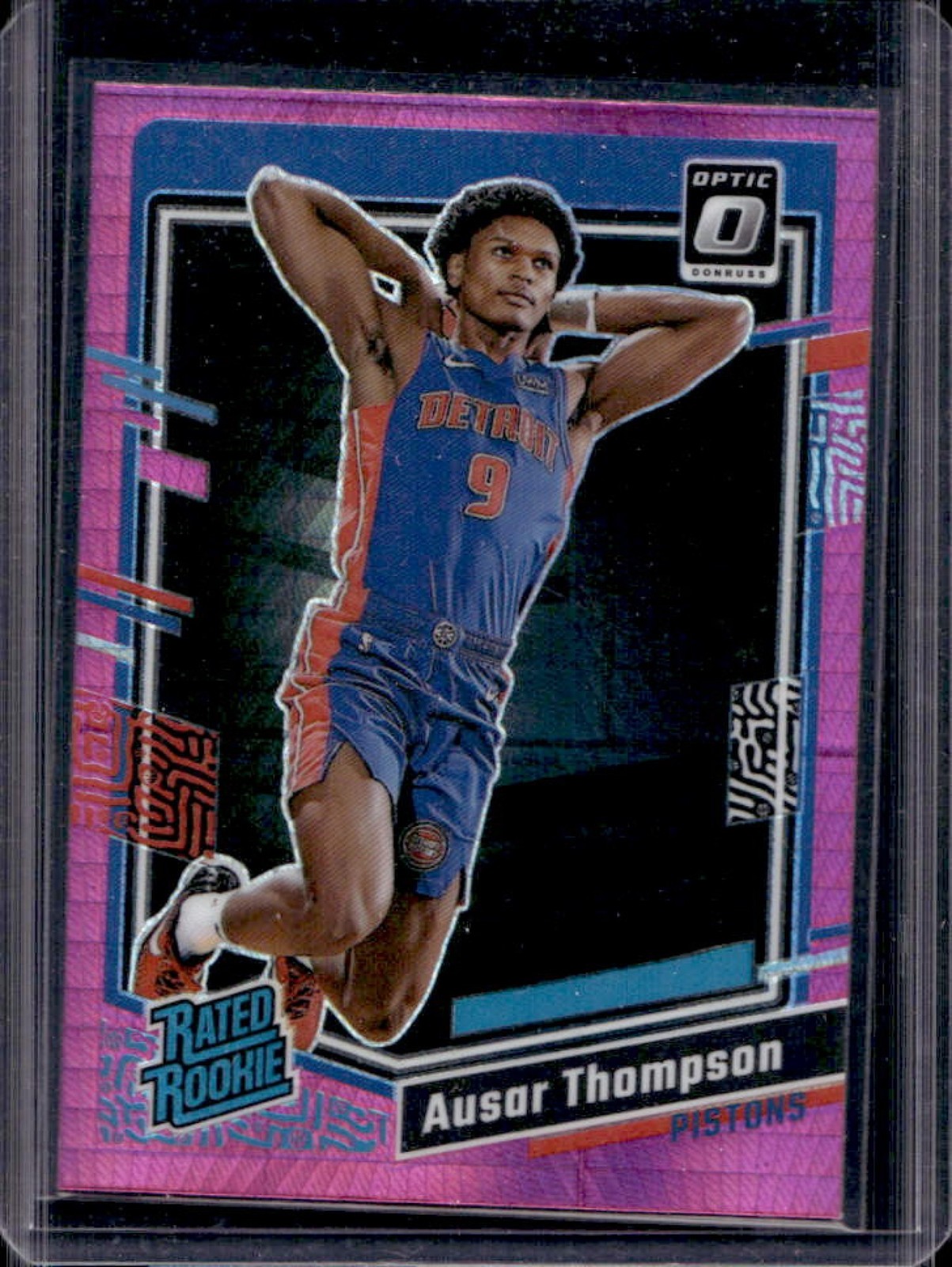 2023-24 Donruss Optic Ausar Thompson Hyper Pink Prizm RC Rated Rookie #235