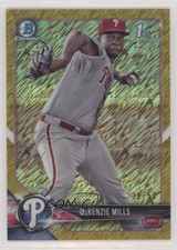2018 Bowman Chrome Prospects Gold Shimmer Refractor 38/50 McKenzie Mills sh7