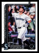 2025 Topps Update #US56 Dominic Canzone Seattle Mariners Baseball Card