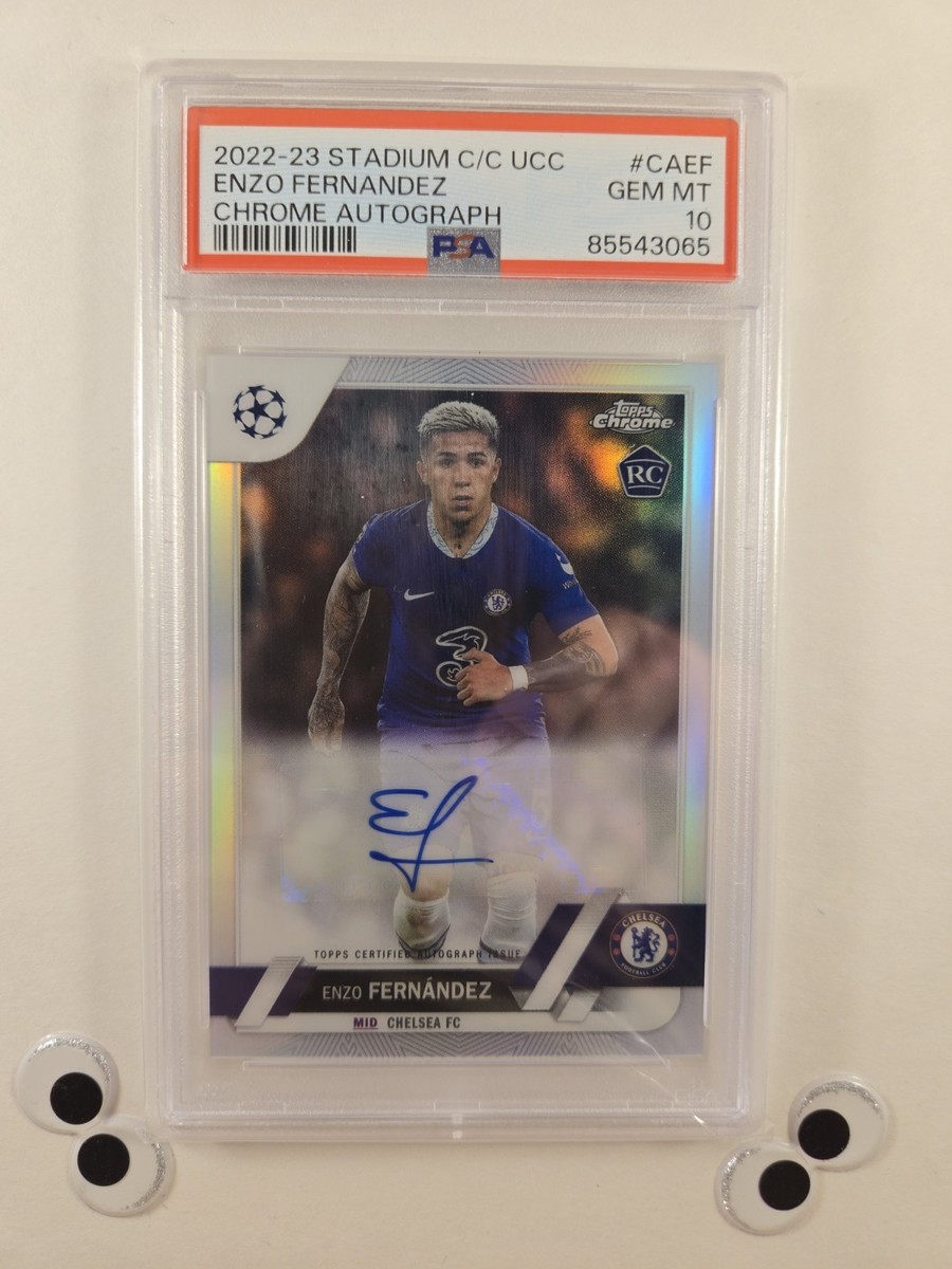 し*ん様 Topps Chrome ENZO FERNANDEZ サイン　aut 2022-23 Topps Chrome UEFA Club Competitions - Chrome