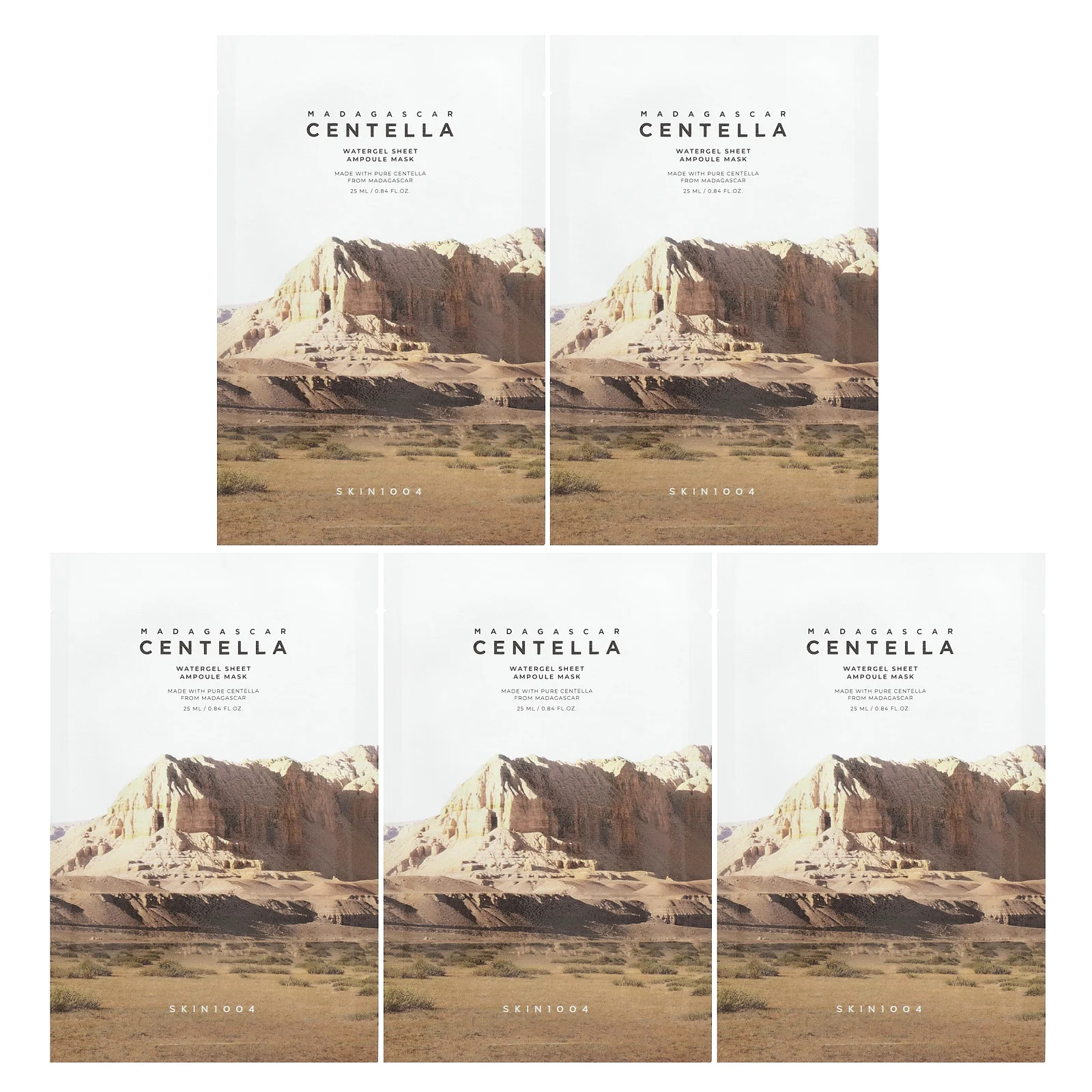 Madagascar Centella Watergel Sheet Ampoule Beauty Mask 084 fl oz 25 ml 3190₽