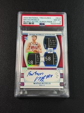 MATAS BUZELIS PSA 8 2024 NATIONAL TREASURES RC MATERIALS LAUNDRY TAG AUTO 1/1