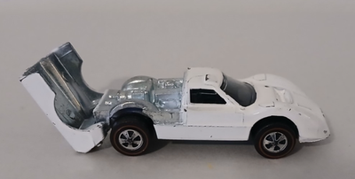 #ad #ad Mattel Hot Wheels Redline Ford J Car #1 White 1967 $75.00