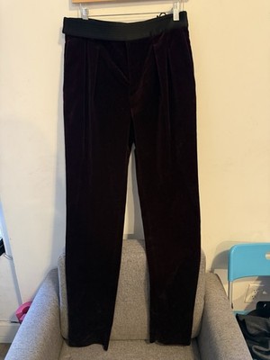 Saint Laurent 2022AW Velvet Trousers Size 44