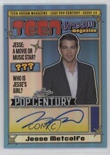 2024 Leaf Metal Pop Century Platinum Blue Prismatic 7/9 Jesse Metcalfe Auto 13u1