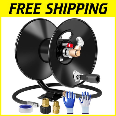 #ad Metal Power Washer Hose Reel M22 14 Fitting $158.39