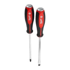 Milwaukee Set of 2 Magnetic Screwdrivers Black Red 4932471872 Black-red 