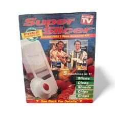 Sealed! New! As Seen On TV Super Slicer 5 Machines In 1! Slices Dices Shreds