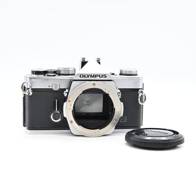 Olympus OM-1 MD SLR Film Camera Body Chrome OM1 #430