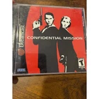 Confidential Mission Sega Dreamcast 2001 Arcade Shooter NTSCU 51160 010086511604