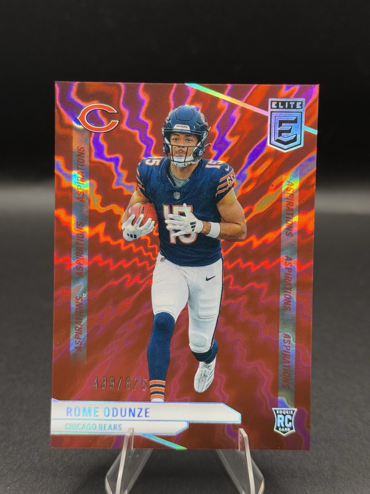 2024 Elite Series Rome Odunze Aspirations Shimmer #103 439/875 Bears (RC)
