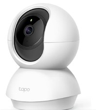 TP-Link Tapo Pan/Tilt Security Camera for Baby Monitor, Pet White