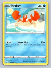 Carta Pokemon 2020 SWSH01: Set Base Spada e Scudo Krabby (043) 043/202