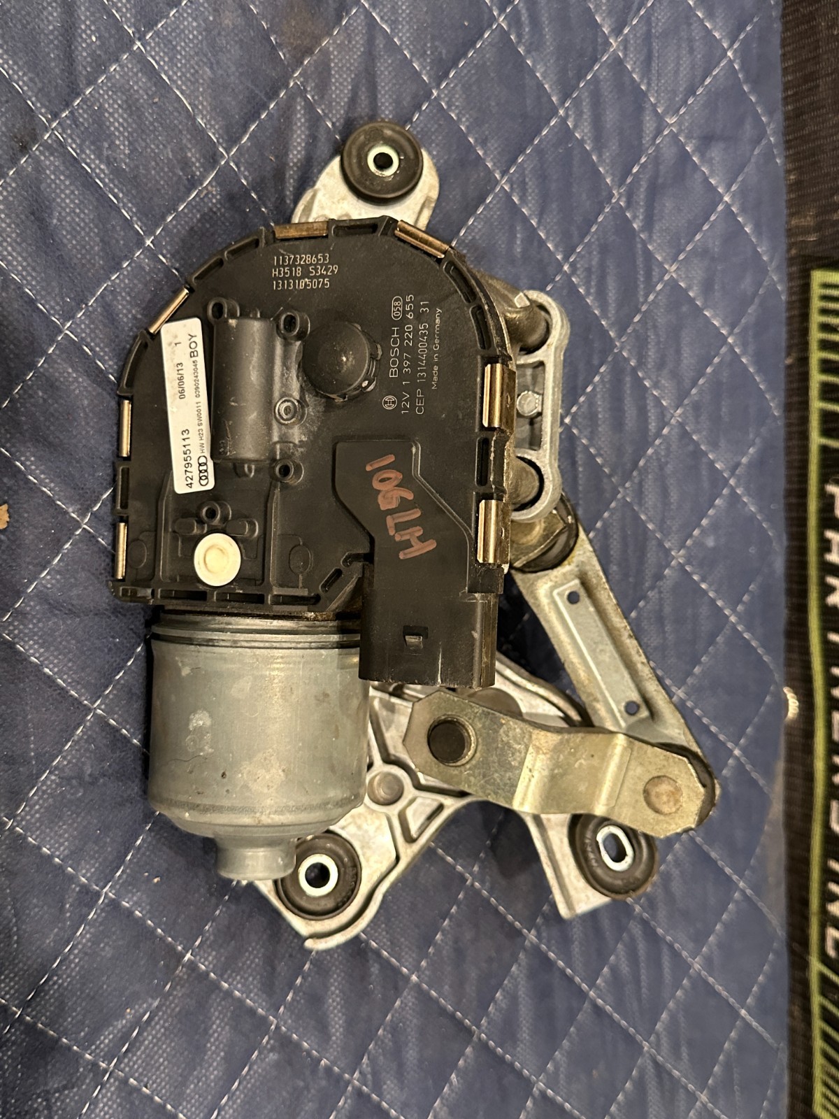 2014 AUDI R8 WINDSHIELD WIPER MOTOR 427955023 OEM GENUINE 427 955 023