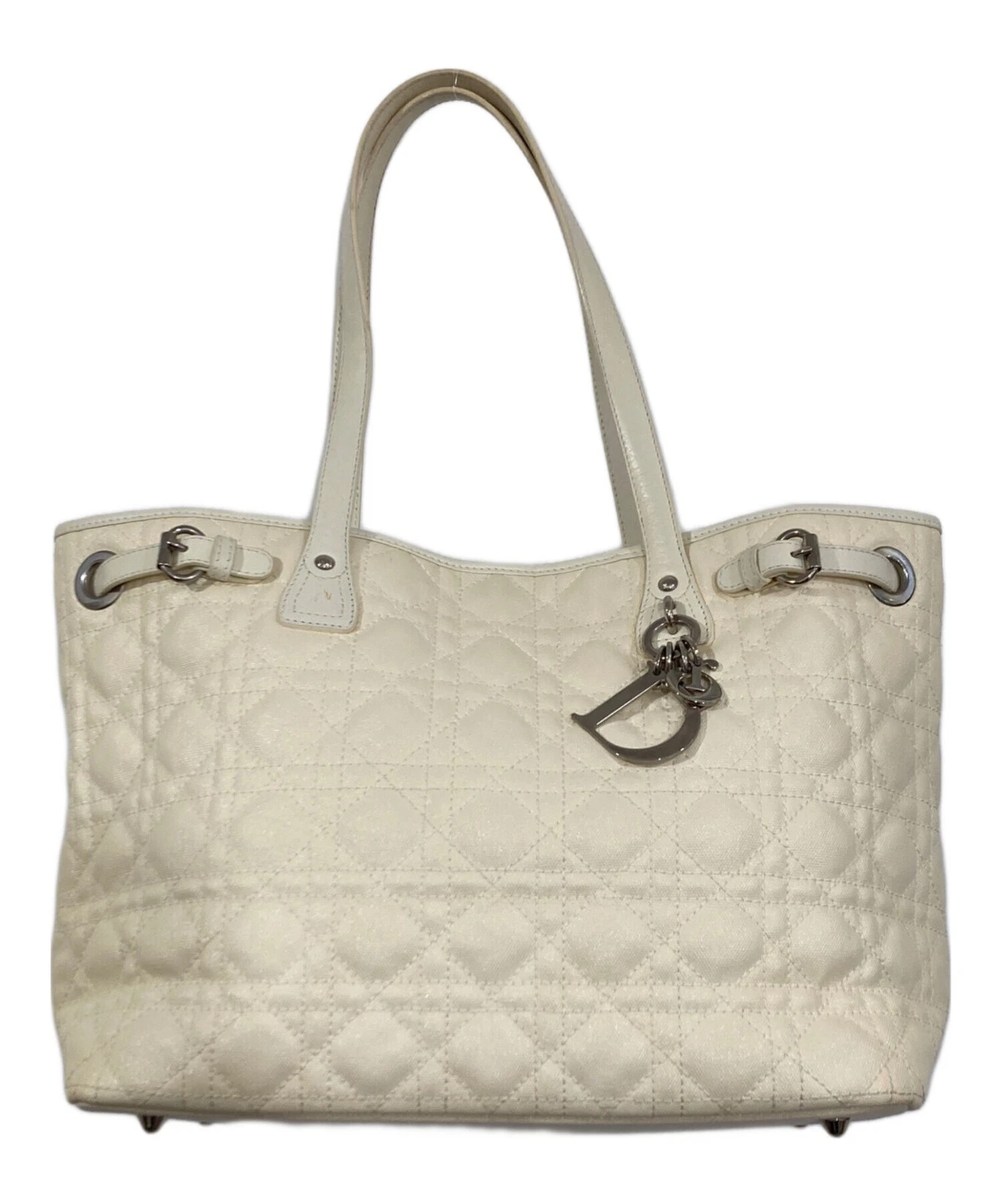 Sac fourre tout Christian Dior beige