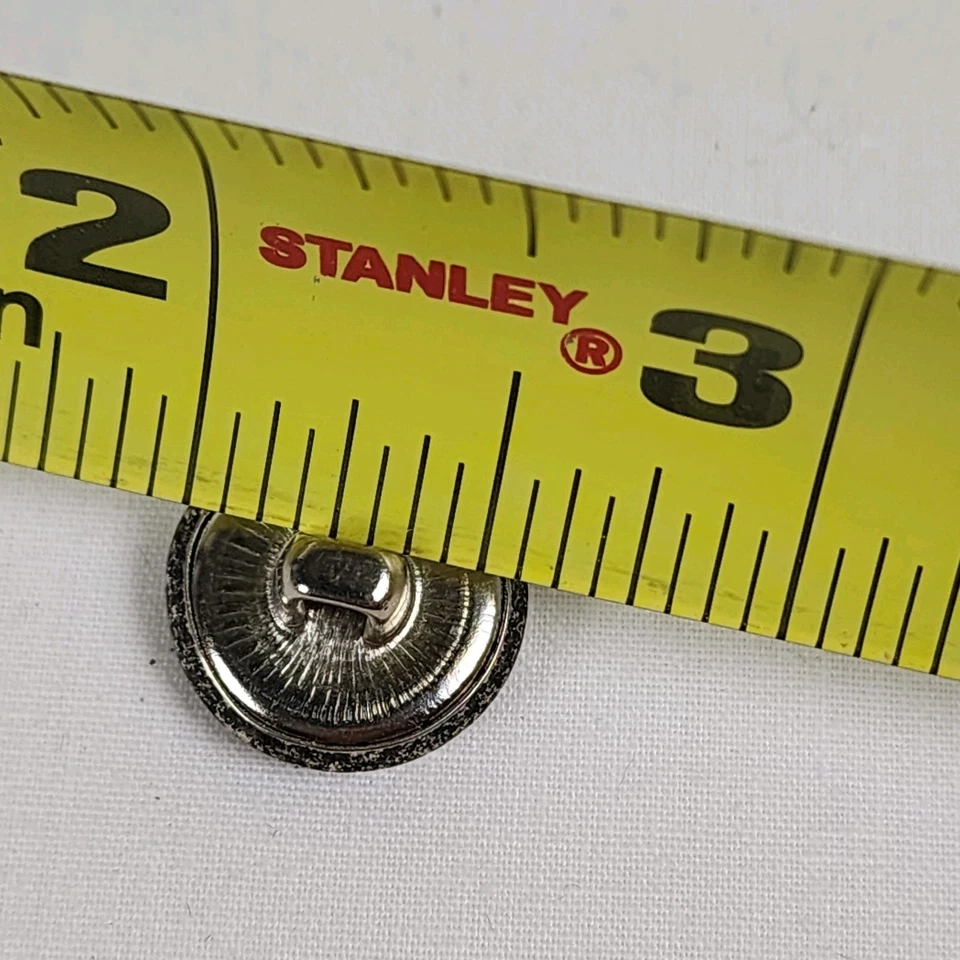 Vintage Coat of Arms Silver Buttons Shank Double Battle Axe Military Style Lot - Image 3 of 4