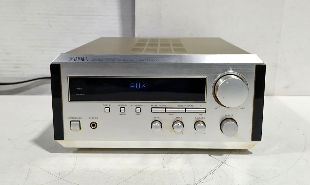 Yamaha RX E100 Natural Sound Stereo Receiver 100w With Remote