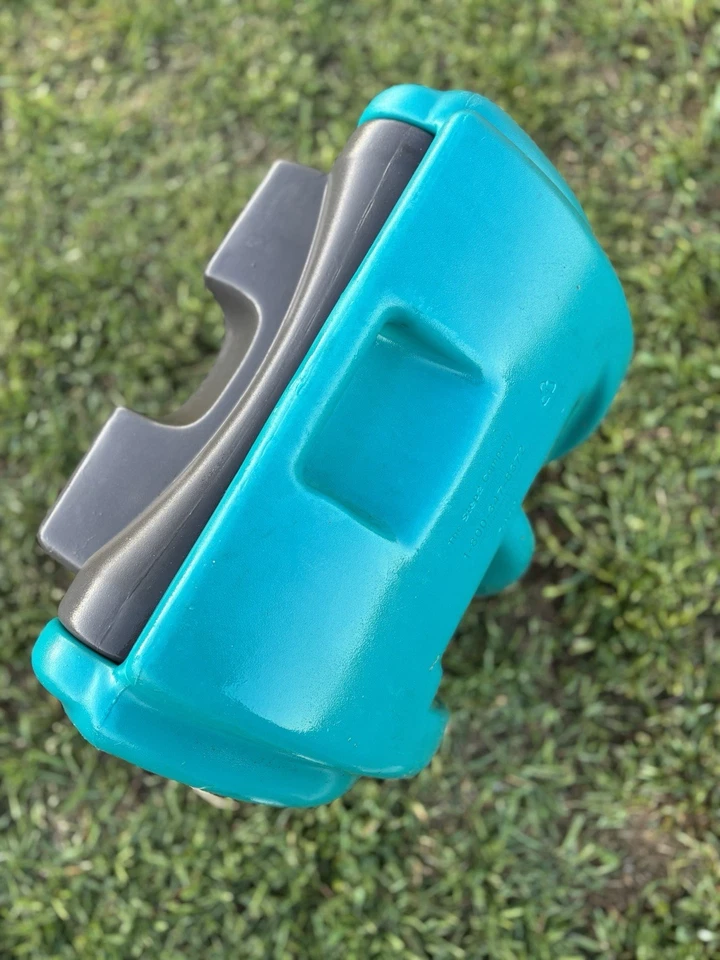 Sillón basculante vintage Step2 Rock N’ Fold para videojuegos - gris verde azulado HECHO EN EE. UU. Foto 3 de 3