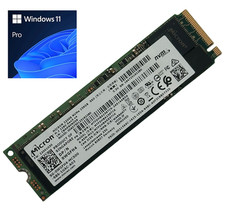 Micron 256GB NVMe 2200S SSD with Windows 11 Pro for Dell Lenovo HP Acer IBM ASUS