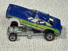 VINTAGE 1969 MATTEL HOT WHEELS REDLINE TOP ELIMINATOR 6969 BLUE BODY & BASE