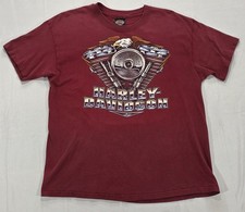 VTG 90s Harley Davidson Eagle T Shirt XL Freedom Colorado 3D Graphic Made in USA