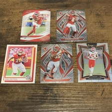 Kansas City Chiefs 5 Card Lot – Xavier Worthy, Pacheco, Jones, Brown, Hopkins