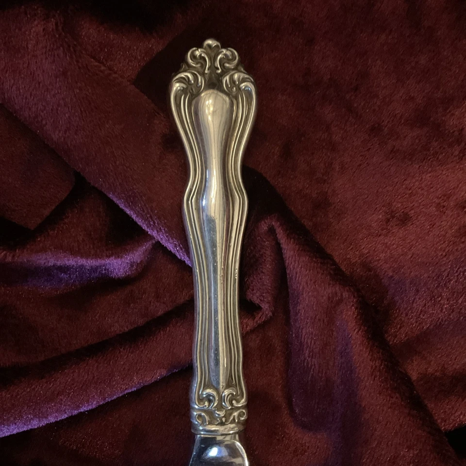 Westmoreland GEORGE & MARTHA 纯银手柄晚餐刀(S) 现代 9 1/8 英寸 A+ — 第 4/4 张图片