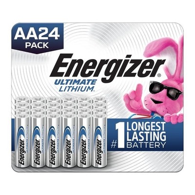 UPS Store Shipping!!! Qty24 Energizer Ultimate Lithium AA Batteries-Exp 2050