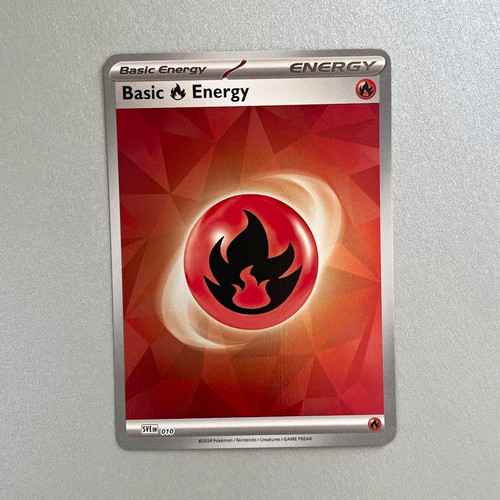 Pokemon Basic Fire Energy 010 Scarlet & Violet Holo
