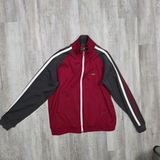 VINTAGE 90S VANS RED FULL ZIP TRACK JACKET Sw...