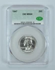 1947 Washington Quarter MS64 CAC CACg